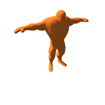 Athletic Man 1 Orange